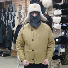 Телогрейка ватная стёганая воротник стойка (производство Россия)